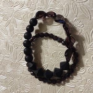 Black Elastic Bracelets
